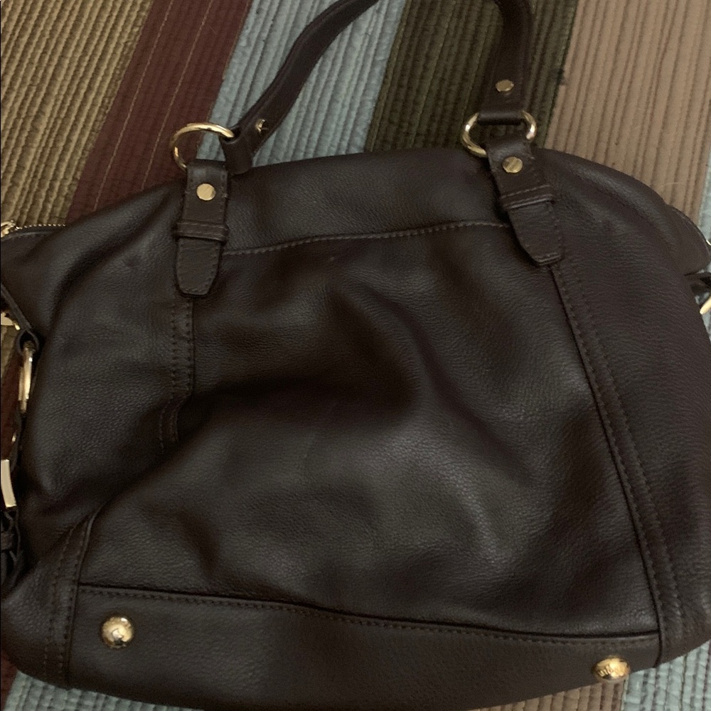 Michael Kors Dark Brown Leather Shoulder Bag - Picture 3 of 4